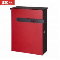 HOT SALE Mailbox Outdoor Wall Mount Metal Box Modern Mail Box With Handle Lockable Letter Box