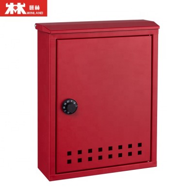 wall mounted post mailbox letter drop box lightly mail box for apartment