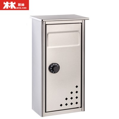 Winland Wholesale Modern Durable Stainless Steel Wall Mount Mailbox Post Box