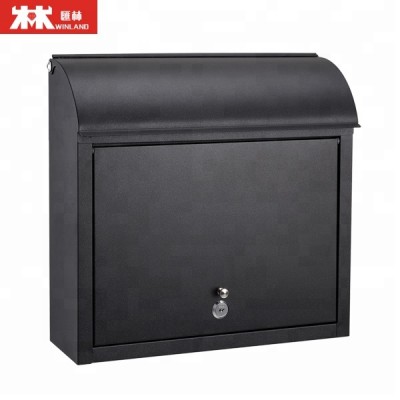 Amazon hot sale classic letter box key lock mailbox house shaped mailbox high quality apartment mailbox