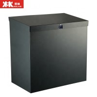 Waterproof Delivery Box Galvanized Steel Drop Box Parcel Box with Button Lock