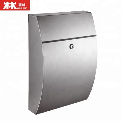 High Quality Metal Box Waterproof Post Box Wall Mounted Galvanized Steel Letter Box Mailbox