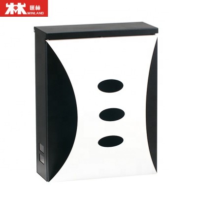 2020 new design mail box outdoor mailbox wall mounted letter box half arc surface