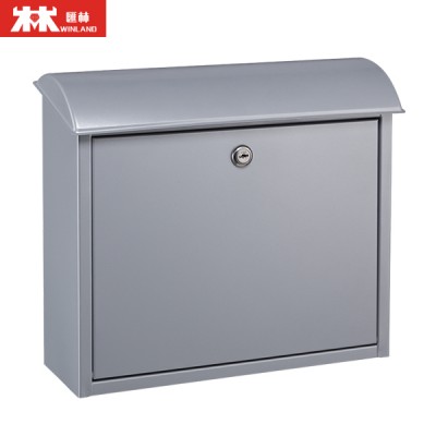 Galvanized Iron Mailbox High Quality Apartment Mailbox House Letter Box Decorative Steel Mailbox