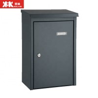 Outdoor Wall Mounted Galvanized Steel Drop Box Parcel Box With Name Plate